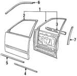 9171086 - Body: Door Shell for Volvo Image