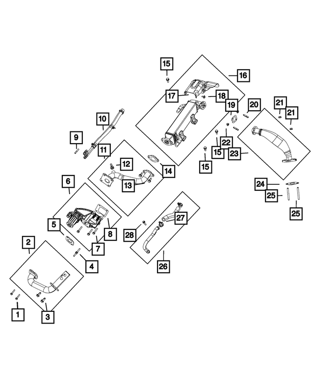 6104336AA - Emission Controls: Hex Flange Head Screw for Mopar Image image