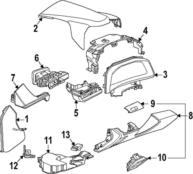 84750560 - : Part# 84750560 F Insulator for Chevrolet: Corvette Image
