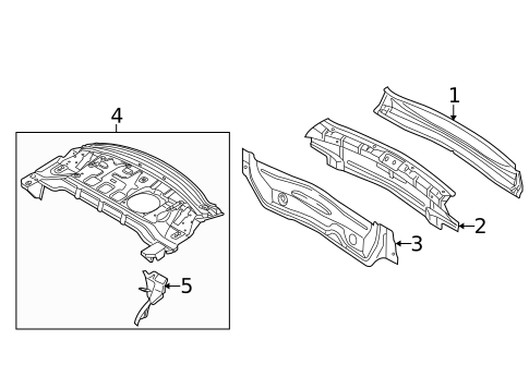 Rear Body for 2013 Audi RS5 #0