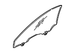 73350S03305 - Body: Glass for Honda: Civic Image