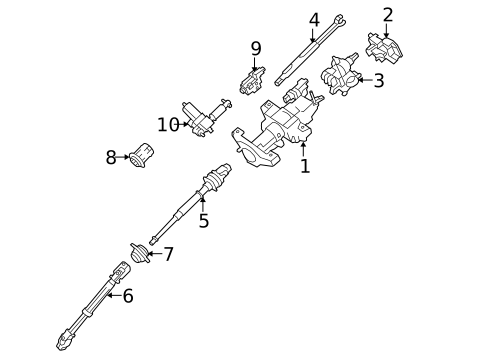 Steering, Gear & Related Components for 2010 Ford F-150 #2