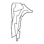 21192005869B51 - Body: Inner Cover for Mercedes-Benz Image