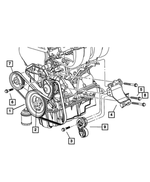 « 5281480AA – Cooling : Alternateur Support pour Mopar Image »