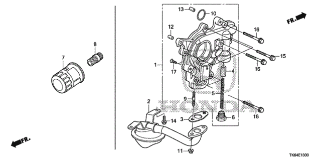 Oil Pump - Oil Strainer for 2012 Honda Fit #0