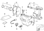 34111160325 - Brakes: Caliper Housing Left for BMW Image