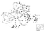 64118368462 - Heater and Air Conditioning: Water Valve with Additional Water Pump for BMW Image