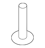 N90775001 - Body: Lower Trim Screw for Porsche: Cayenne, Macan, Panamera Image