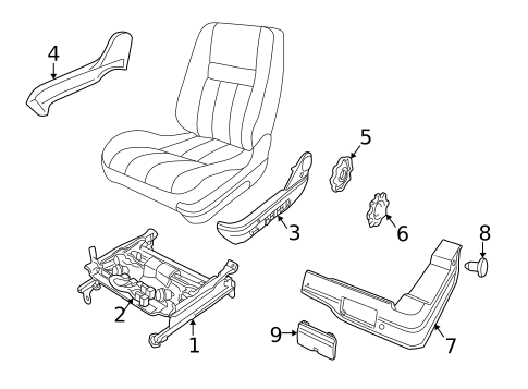 Tracks & Components for 1999 Land Rover Range Rover #0