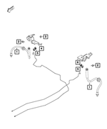 68073199AB - Brakes: Brake Line Clip for Mopar Image