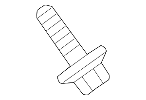 987515 - Suspension: Lower Bushing Bolt for Volvo: C40 Recharge, EC40, EX30, S60, S90, V60, V60 Cross Country, V90, V90 Cross Country, XC60, XC90 Image