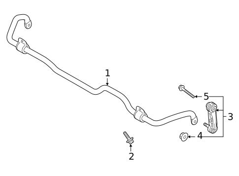 Stabilizer Bar & Components for 2022 Volvo C40 Recharge #0