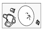 RL3Z3600PB - Steering: Steering Wheel for Ford Image