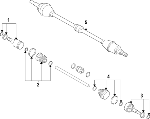 Axle Shafts & Joints for 2023 Nissan Sentra #0