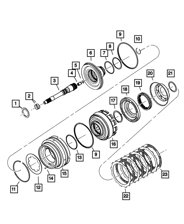 4799537 - Automatic Transmission Multi-Speed: Input Shaft for Mopar Image