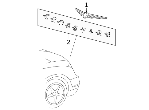 Exterior Trim - Trunk for 2005 Chrysler Crossfire #0