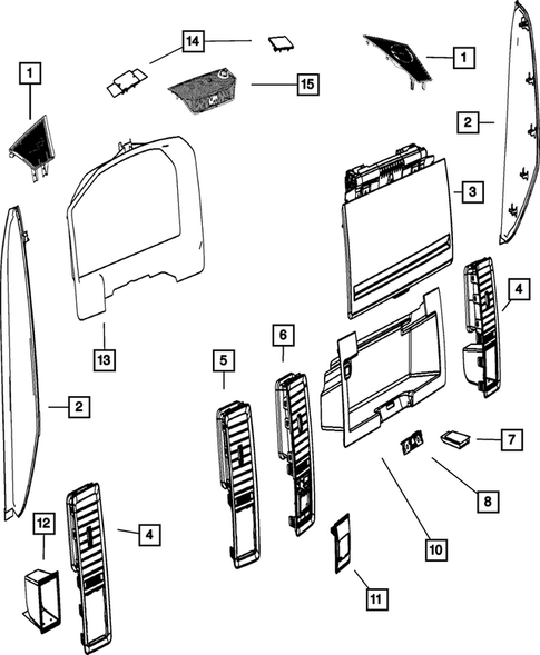 Instrument Panel for 2018 Ram 3500 #3