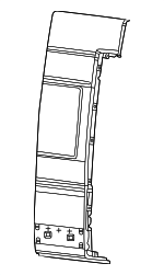 68578477AB - Body: Body C-Pillar for Mopar Image