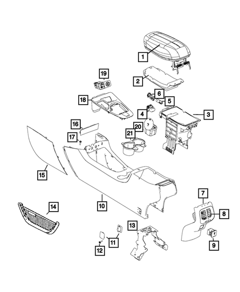 Consoles for 2014 Jeep Cherokee #0