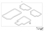 51479171368 - Retrofitting / Conversion / Accessories: Hook&amp;Loop Element with Screw Thread for BMW Image