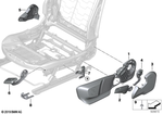 52107404232 - Seats: Dogbone Link, Right for BMW Image