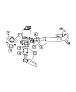 4891606AD - Emission Controls: Egr Valve Tube for Mopar Image