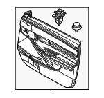 DN4K68420D02 - : 2022-2023 Mazda MX-30 EV - Door Trim Panel for Mazda: MX-30 EV Image
