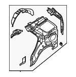 FB5Z7827790A - Body: Inner Panel for Ford: Explorer, Police Interceptor Utility Image