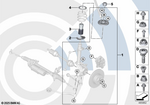 31352457396 - Front Axle: Repair Kit for Support Bearing for BMW Image