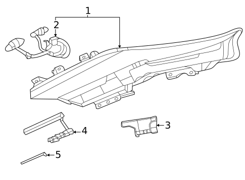 Daytime Running Lamp Components for 2023 Nissan ARIYA #0