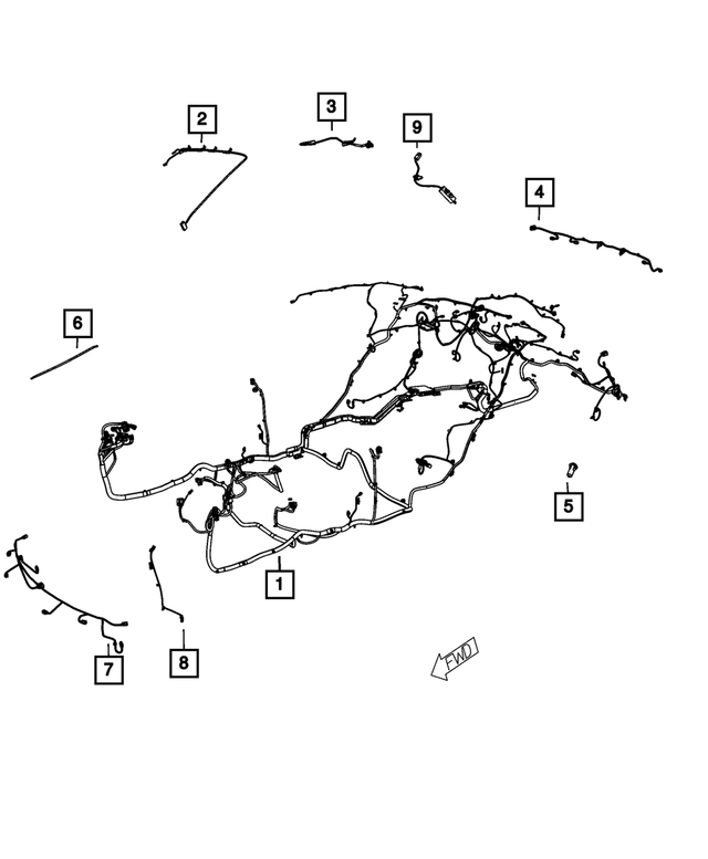 5035287AF - : Unified Body Wiring for Mopar Image