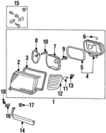 1248261243 - : Signal Lamp for Mercedes-Benz Image