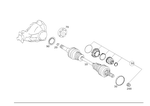 2113500702 - Rear Axle: Rear Axle Shaft for Mercedes-Benz Image