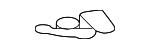 1390100300 - Engine: Upper Oil Pan Seal for Mercedes-Benz Image