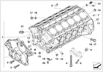 7119905391 - Engine: Hex Bolt with Washer for BMW Image