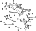 5120640012 - Suspension: Suspension Cross-member for Lexus: LS400 Image