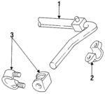 E3TZ5486A - Suspension: Stabilizer Bar Bracket for Ford: Ranger Image