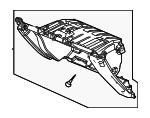 775023W0A01ZA - : Glove Box Frame for Acura Image