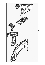 51540AN00A9P - Body: Inner Panel Assembly for Subaru: Legacy Image