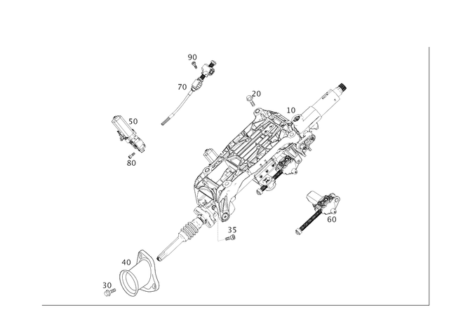 1644601337 - Steering: Bearing for Mercedes-Benz: GL320, GL350, GL450, GL550, GL63 AMG, GLE300d, GLE350, GLE400, GLE43 AMG, GLE450 AMG, GLE550e, GLE63 AMG, GLE63 AMG S, GLS350d, GLS450, GLS550, GLS63 AMG, ML250, ML320, ML350, ML400, ML450, ML500, ML550, ML63 AMG Image image
