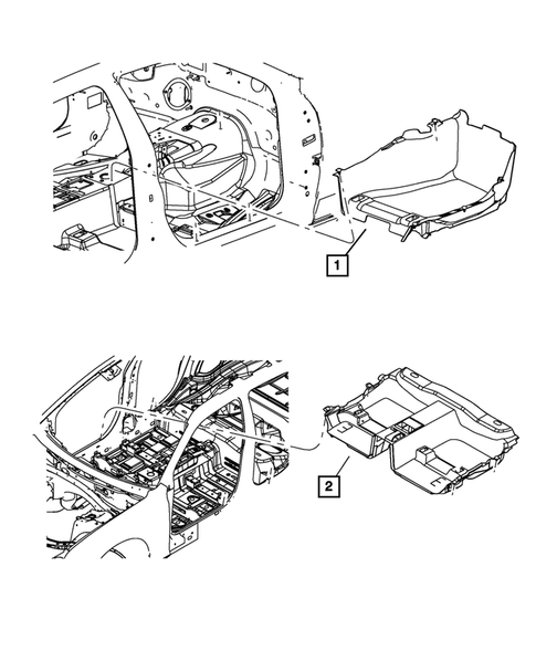 Carpets, Floor Mats, Load Floor, and Silencers for 2008 Dodge Charger #4