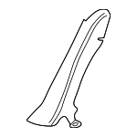 5C686776582V - Body: Lower Quarter Trim for Volkswagen Image