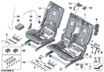 52207437539 - : Seat Mechanism Left for BMW Image