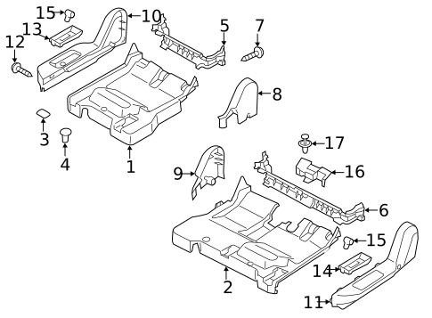 Tracks & Components for 2015 Mitsubishi Outlander #1
