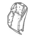 7155248290 - Body: Seat Back Pad for Lexus: RX350h, RX450h+ Image