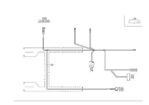 Cable Harness for Language Control System for 2006 Mercedes-Benz C230 #0
