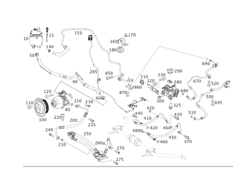 Hydraulic System for Driving Stability (Ars) for 2016 Mercedes-Benz GLE63 AMG S #0