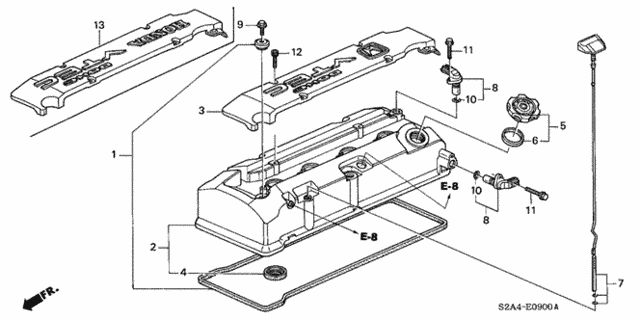 Cylinder Head Cover for 2002 Honda S2000 #0