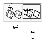 894002V271TFE - Body: Seat Back Assembly for Hyundai: Veloster Image