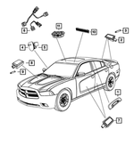 68416926AB - Electrical: Courtesy Lamp for Chrysler: 300 | Dodge: Charger Image